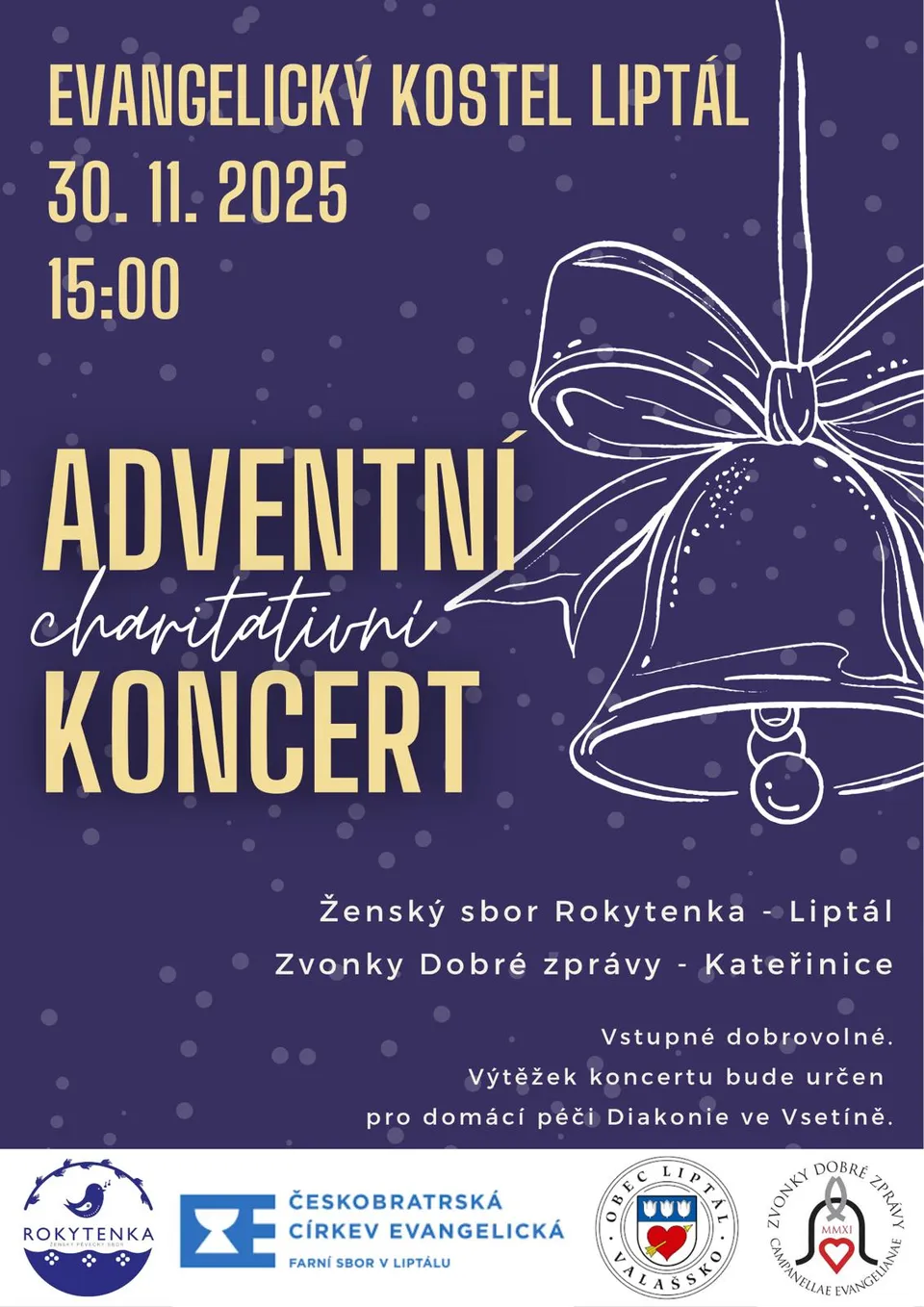 Pozvánka: Adventní charitativní koncert